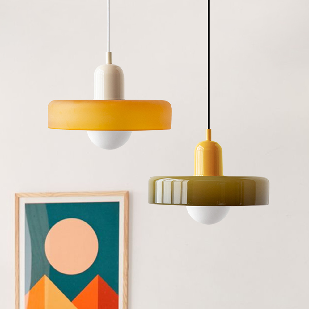 BauhausViva – Hanglamp in Gekleurd Glas