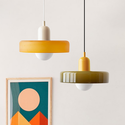 BauhausViva – Hanglamp in Gekleurd Glas