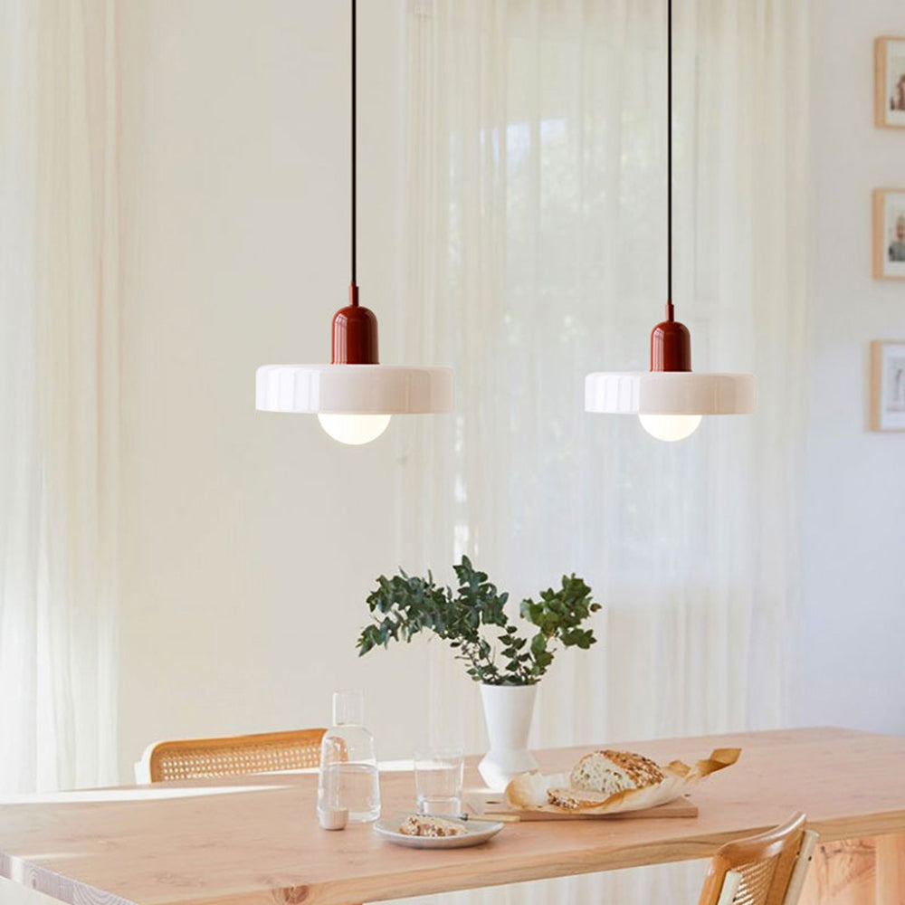 BauhausViva – Hanglamp in Gekleurd Glas