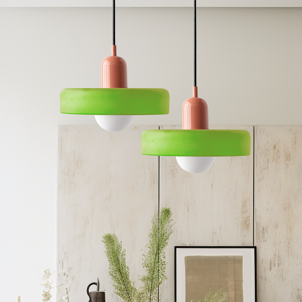 BauhausViva – Hanglamp in Gekleurd Glas