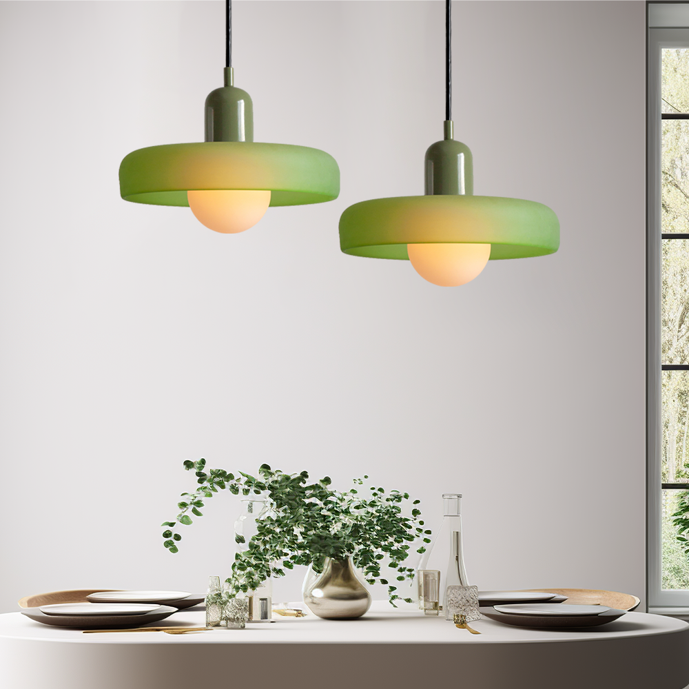 BauhausViva – Hanglamp in Gekleurd Glas