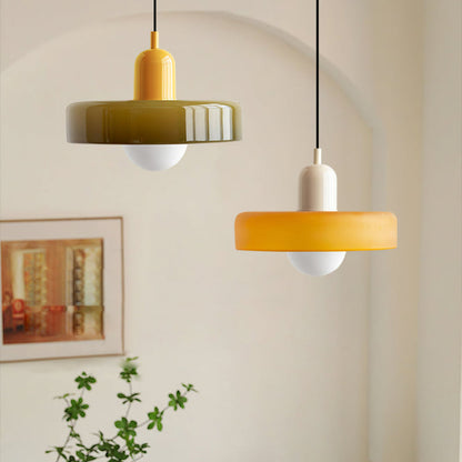 BauhausViva – Hanglamp in Gekleurd Glas