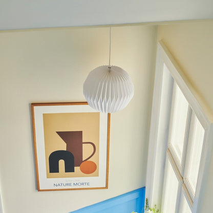 ZachtGloeiend | Retro Stijl Papieren Plafondlamp