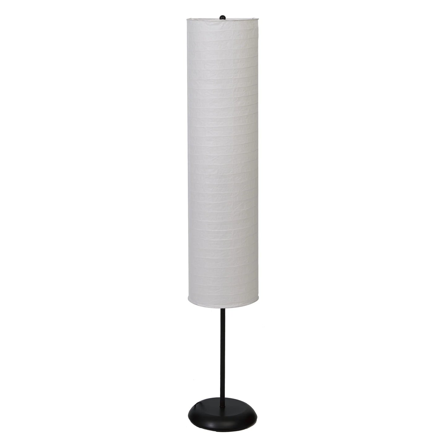 Lampe sur Pied Bohème Pliable avec Abat-Jour en Papier de Riz