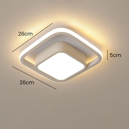 Dubbel | Minimalistische LED Plafondlamp met Dubbele Ring