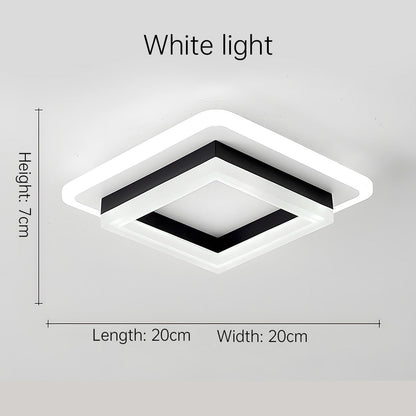 Quadralux | Moderne Vierkante LED Plafondlamp voor Binnen
