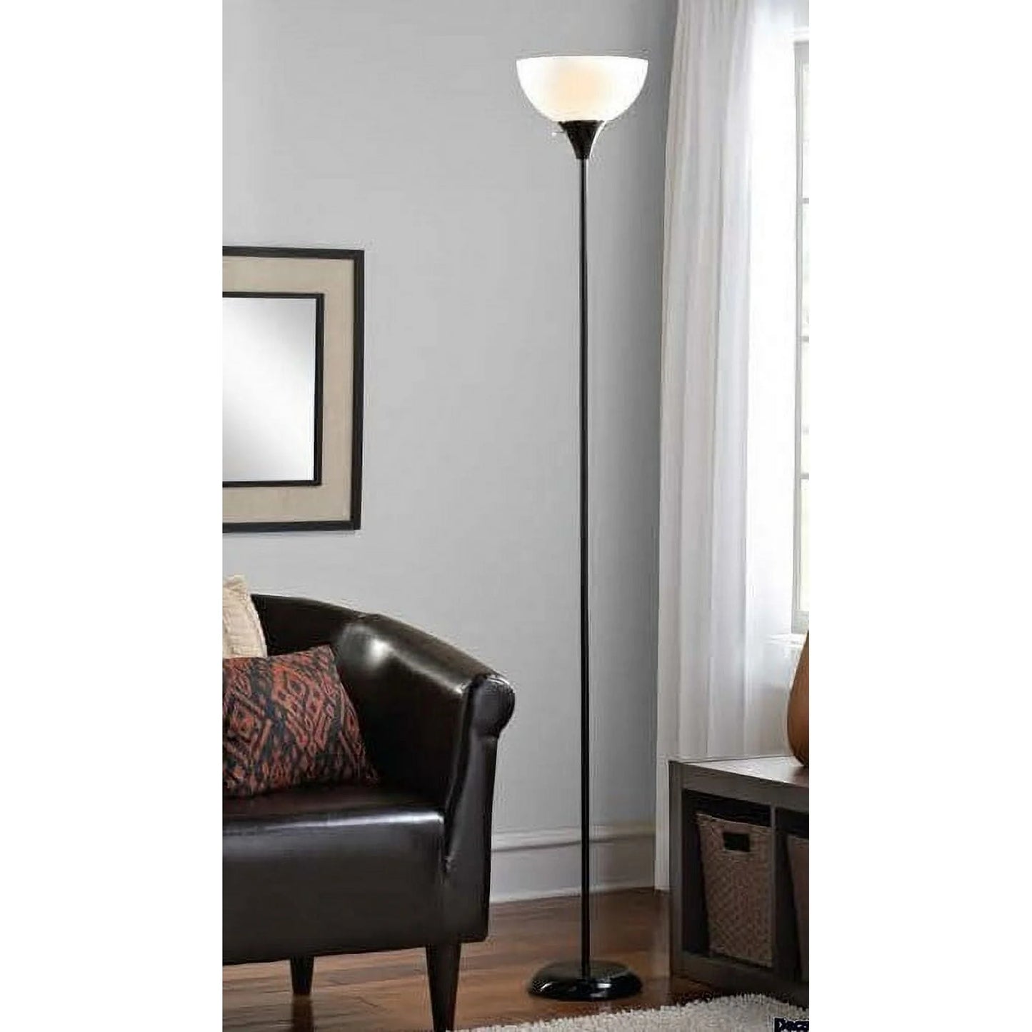 Lampe sur Pied Moderne Noire