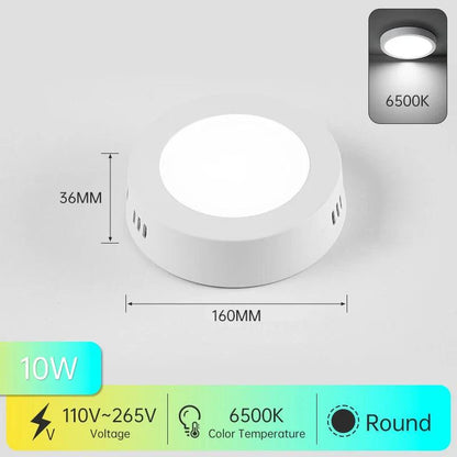 Klarinet | Vierkante of Ronde LED Plafondlamp